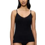 Triumph Feel Of Cotton Spaghetti Top Svart bomull 38 Dame
