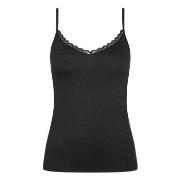 Triumph Feel Of Cotton Spaghetti Top Svart bomull 36 Dame