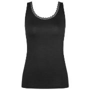 Triumph Feel Of Cotton Tank Top Svart bomull 38 Dame