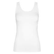 Triumph Feel Of Cotton Tank Top Hvit bomull 44 Dame