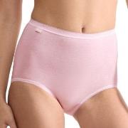 Sloggi Truser 4P Basic Plus Maxi Panty Rosa/Blå bomull 40 Dame