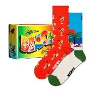 Happy socks Strømper 2P Beach Life Gift Set Mixed bomull Str 36/40