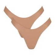 Sloggi Truser 2P ZERO Feel 2 0 Tiny Tanga C2P Beige Large Dame