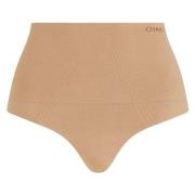 Chantelle Truser Smooth Comfort High Waisted Thong Lysbrun  Large Dame