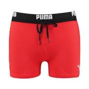 Puma Badebukser Logo Swim Trunks Rød X-Small Herre