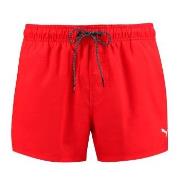 Puma Badebukser Short Length Swim Shorts Rød polyester Small Herre