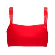 Puma Bandeau Bikini Top Rød X-Small Dame