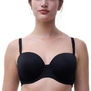 Chantelle BH Comfort Chic Bandeau T-shirt Bra Svart D 75 Dame