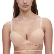 Chantelle BH EasyFeel Open Back T-shirt Bra Beige X-Large Dame