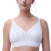 Chantelle BH EasyFeel Wirefree Support Bra Hvit nylon D 85 Dame