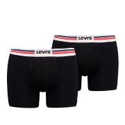 Levis 2P Men Sportswear Logo Boxer Brief Svart bomull Small Herre