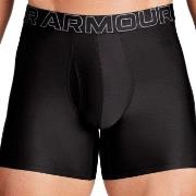 Under Armour 3P Performance Tech Solid 6in Boxers Svart polyester Smal...