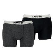 Levis 2P Base Vintage Boxer Svart bomull Large Herre