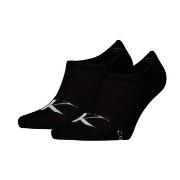 Calvin Klein Strømper 2P Monogram High Cut Footie Socks Svart Str 39/4...