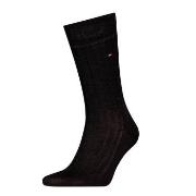 Tommy Hilfiger Strømper Premium Rib Crew Socks Mørkgrå  Str 39/40 Herr...