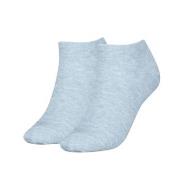 Tommy Hilfiger Strømper 2P Women Sneaker Sock Lysblå Str 35/38 Dame