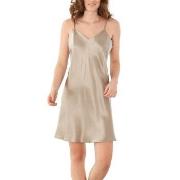 Damella 44001 Nightdress Nougat silke X-Large Dame