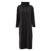 Damella Velour Cosy Dress Svart Large Dame