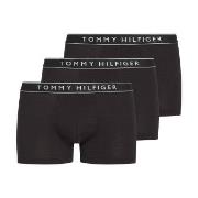 Tommy Hilfiger 3P Cotton Stretch Trunks Svart bomull XX-Large Herre