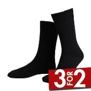 Amanda Christensen Strømper Grade Wide Rib Ankle Socks Svart Str 39/42