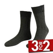 Amanda Christensen Strømper Grade Wide Rib Ankle Socks Gråmelerad Str ...