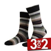 Amanda Christensen Strømper True Block Stripe Ankle Sock Svart Str 43/...