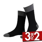 Amanda Christensen Strømper True Contrast Ankle Sock Svart Str 43/46