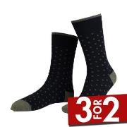 Amanda Christensen Strømper True Dot Ankle Sock Svart/Grå Str 39/42