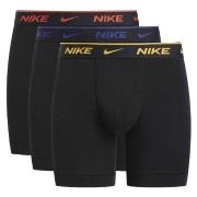 Nike 6P Everyday Essentials Cotton Stretch Boxer Svart/Gul bomull Larg...
