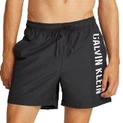 Calvin Klein Badebukser Medium Swim Shorts Intense Power Svart polyest...