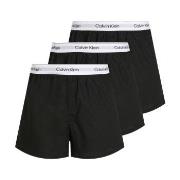 Calvin Klein 3P Slim Boxers Svart bomull 4XL Herre