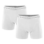 Muchachomalo 2P Solid Boxer UPP1 Hvit bomull Medium Herre