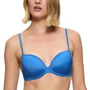 Triumph Midnight Swim Push-Up Bikini Top Blå C 36 Dame