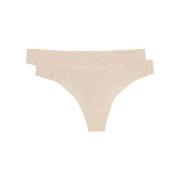 Marc O Polo Elastic String Truser 2P Beige Small Dame