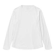 Panos Emporio Bamboo Crew Longsleve Tee Hvit X-Large Herre