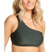 Damella Nora Wavy Bikini Top Mørkgrørnn  42 Dame