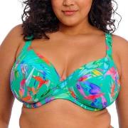 Elomi Toyama Tides Underwire Plunge Bikini Top Mixed G 90 Dame