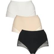 Missya Truser 3P Seamless Lace Maxi Mixed Small Dame