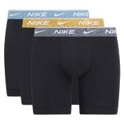 Nike 3P Everyday Essentials Cotton Stretch Boxer Grå/Blå bomull Medium...