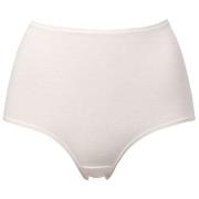 Trofe Cotton Midi With Elastan Truser Offwhite bomull Large Dame