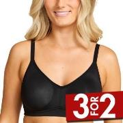 Damella BH Carla Soft Bra Svart polyester E 100 Dame