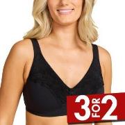 Damella BH Felice Soft Bra Svart bomull E 70 Dame