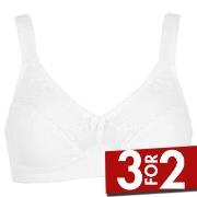 Damella BH Felice Soft Bra Hvit bomull C 80 Dame