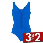 Damella Jennifer Padded Swimsuit Blå 48 Dame