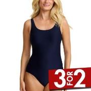 Damella Alice Textured Swimsuit Marine nylon 44 Dame