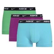 Nike 3P Everyday Essentials Cotton Stretch Trunk D1 Blå/Lila bomull X-...