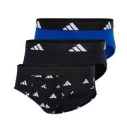 adidas 3P Active Flex Cotton Brief Svart/Blå bomull XX-Large Herre
