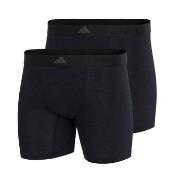 adidas 2P Active Flex Cotton Ergonomic Boxer Brief Svart bomull Small ...