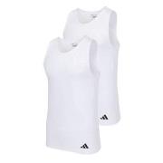 adidas 2P Active Flex Cotton Ergonomic Tank Top Hvit bomull Medium Her...
