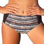 Wiki Puerto Rico Swim Midi Shape Brun mønstret 38 Dame